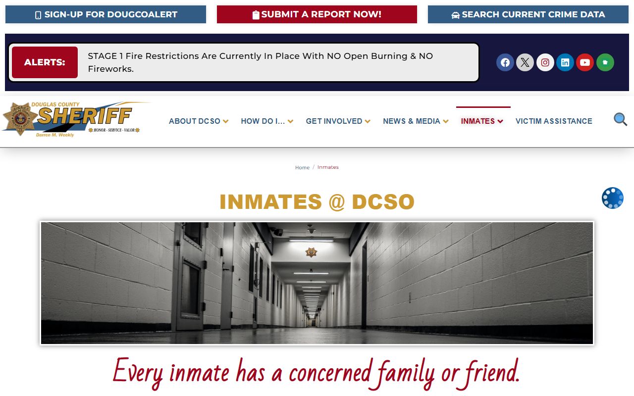 Douglas County inmate records hub and jail roster links